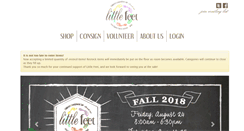 Desktop Screenshot of littlefeetconsignment.org